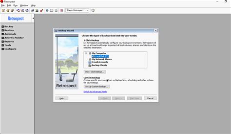 Retrospect Backup 的图像结果