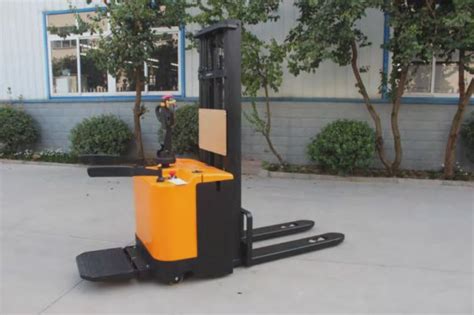 Electric Pallet Stacker(CDD)(Standing Type) Steel Pallet Drive with ...