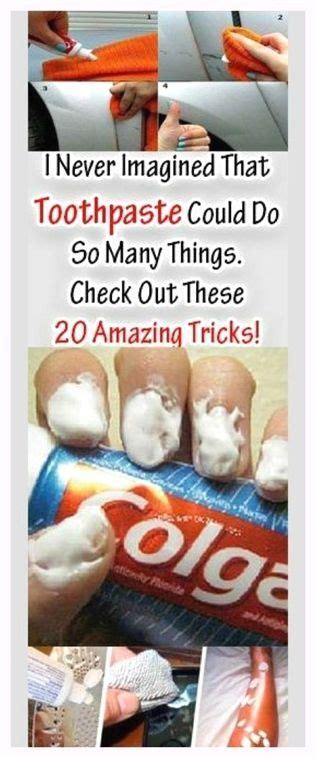 Amazing Toothpaste Hacks 的图像结果