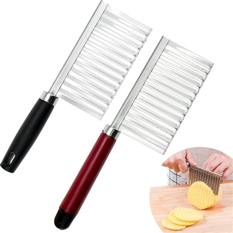 Amazon.com: 2 PCS Crinkle Cutter Knife, JJOO Stainless Steel Crinkle ...
