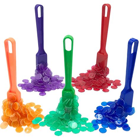 Buy Yuanhe Magnetic Bingo Chips with Wand - 5 Pack for Large Group ...