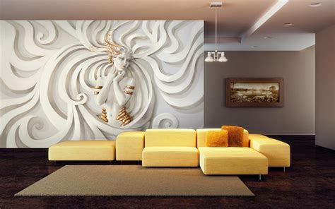 999Store Lady in White self Adhesive vynl Wallpaper Wall murals for ...