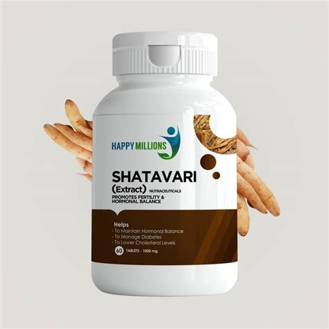 Happy Millions Shatavari For Women Reproductive System | Pure Herb ...