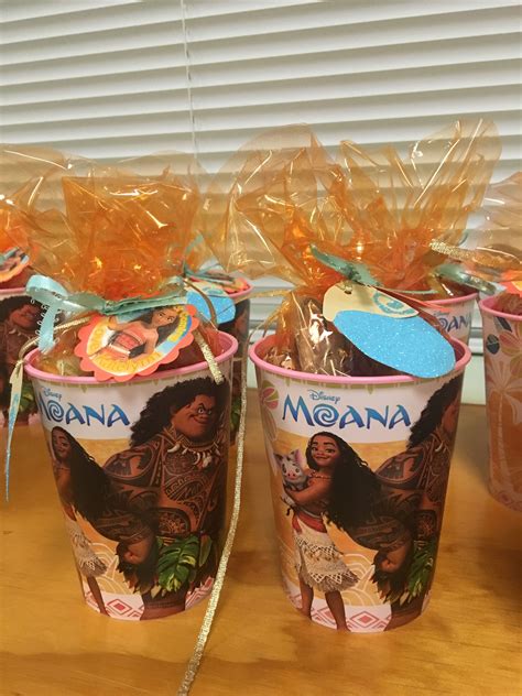 Moana party favor. | Moana birthday party, Moana birthday, Birthday ...