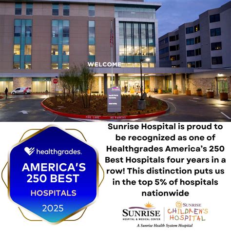 Sunrise Hospital is proud to be recognized as one of Healthgrades ...