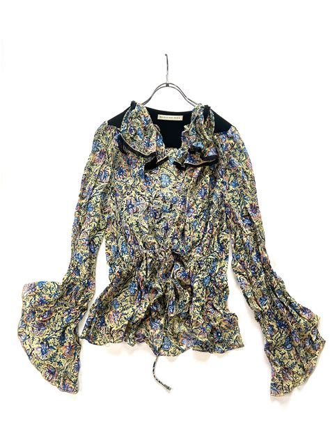 2013SS BALENCIAGA Ruffle Collar Blouse | MIKOTONORI.