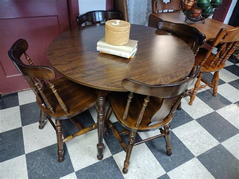 Elegant Round Pine Kitchen Table for Timeless Home Dining