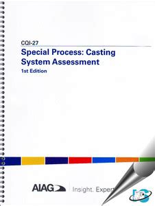 CQI-27 : Special Process : Casting System Assessment, 1st Edition (With ...