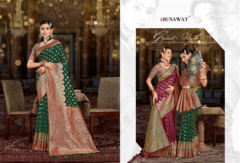 Bunawat Masakali Traditional Banarasi Silk Saree Collection