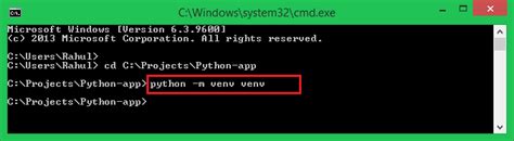 Creating a Virtual Environment Python 的图像结果