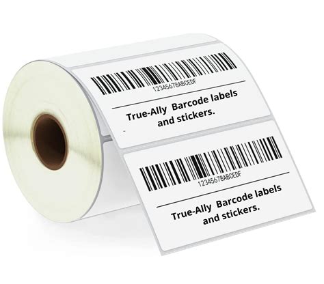 True-Ally 100x50 Direct Thermal (DT) Barcode Label Sticker - 4 x 2 ...