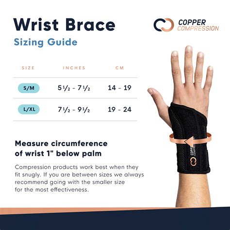 Snapklik.com : Copper Compression Advanced Wrist Brace - Copper Infused ...