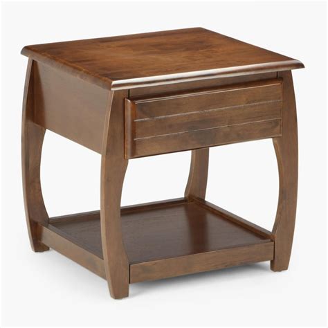 Buy Fern Rubber Wood Bed Side Table - Brown from Home Centre at just ...