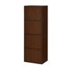 Buy Nilkamal Sear 4 Tier Storage Cabinet (Urban Walnut / Oak White)