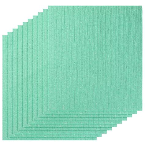 Reusable Kitchen Sponge Dishcloths Absorbent Washable No Odor Lint Free ...