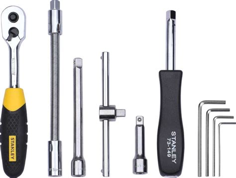 STANLEY 1/4 Inch Sq Dr Socket Set Price in India - Buy STANLEY 1/4 Inch ...