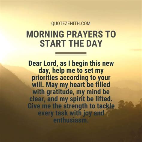 Morning Prayer Morning Prayer Good Morning, Lord! Today's A