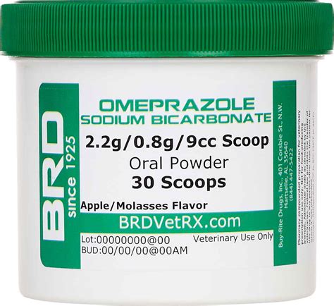 Valley Vet - Omeprazole/Sodium Bicarbonate Oral Powder for Horses BRD ...