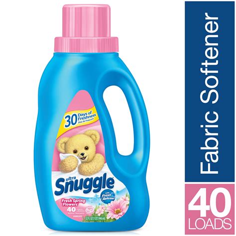 Snuggle Liquid Fabric Softener, Fresh Spring Flowers, 32 Ounce, 40 ...