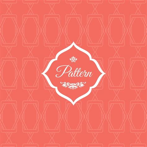 Pattern abstract post background layout | Premium Vector