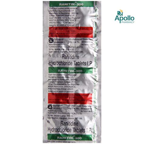 Ranitin 300 mg Tablet 10's Price, Uses, Side Effects, Composition ...