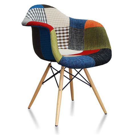 Stolica Sem Patchwork Mix crvena | Volim svoj dom