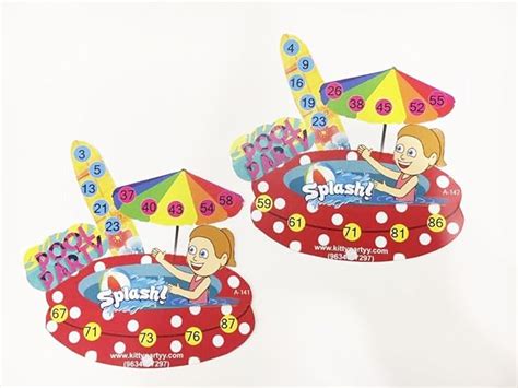 Pool Party Splash Tambola Ticket : Amazon.in: Toys & Games