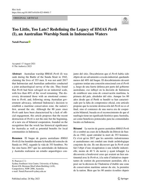 Image result for HMAS Perth Sunk