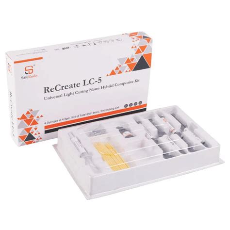 SafeEndo ReCreate LC-5 Nano-Hybrid Composite Kit – Buy Dental products ...