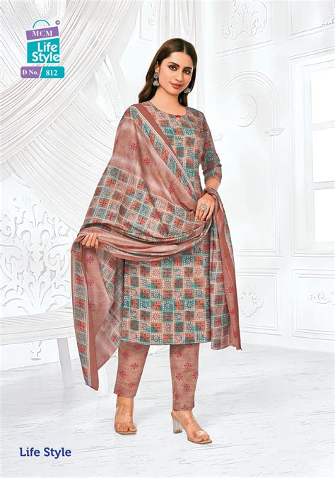 Mcm Life Style Vol 8 Cotton Dress Material Wholesale