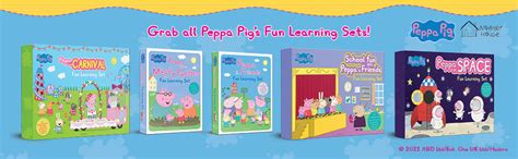 Peppa Pig – Peppa Loves Carnival: Fun Learning Set Packed with Wipe ...