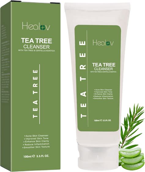 Amazon.com: Tea Tree Face Wash – Natural Tea Tree Soap Exfoliating Facial Cleanser – Tea Tree ...