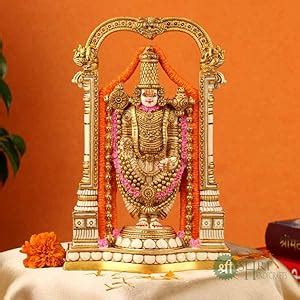 Buy INDICAST 8" Tirupati Balaji Fine Painting Idol Decorative Showpiece ...