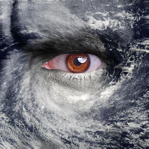 Pitaara Box Blue Eye In The Middle Of A Tropical Hurricane Framed Wall ...
