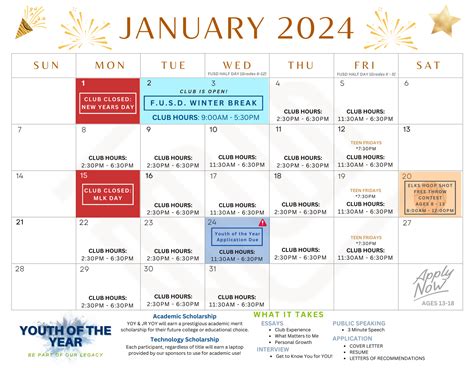 Club Calendar - Boys & Girls Club of Flagstaff
