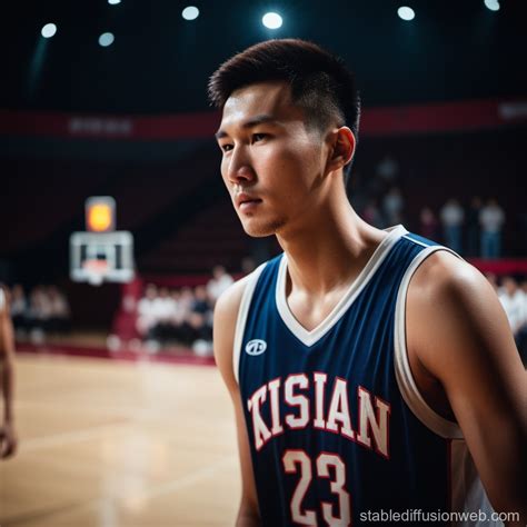 Renowned Asian Basketball Player | Stable Diffusion Online