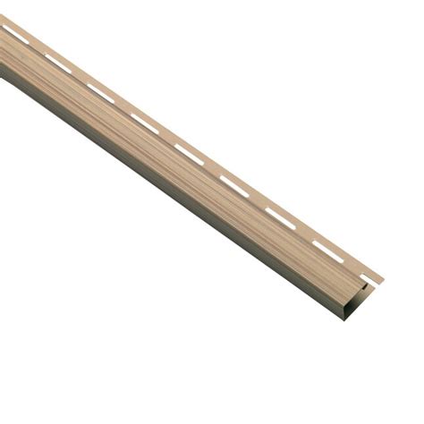 Vinyl Siding Trim J-channel Maple 1.2-in x 150-in at Lowes.com