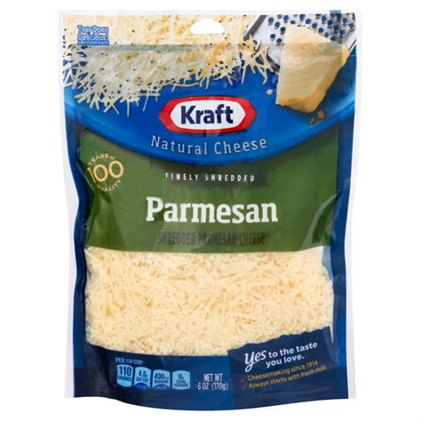 Kraft Parmesan Finely Shredded Cheese - Shop Cheese at H-E-B