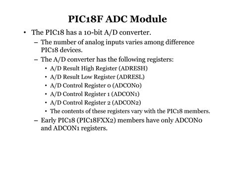 ADC Microcontroller Pic Functioning 的图像结果
