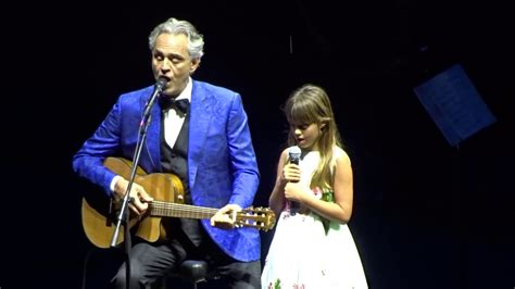 Andrea Bocelli - Hallelujah (live with daughter Virginia) - YouTube