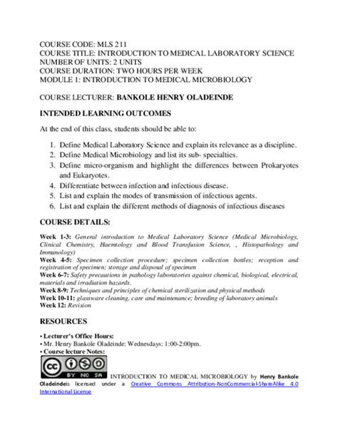 Image result for Introduction Medical Labortory Lessons