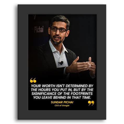 DmcreativityCraft Sundar Pichai Motivational Quotes Wall Frames Framed ...