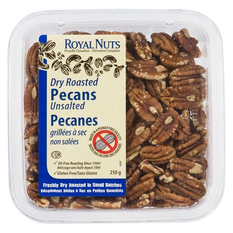 Buy Royal Nuts Gluten-Free Pecans Dry Roasted Unsalted 250 g | FreshCo