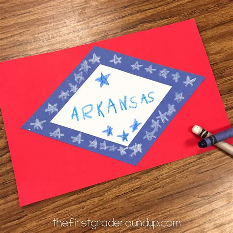 1st Grade Arkansas History for kids: state flag & puzzles - The First ...