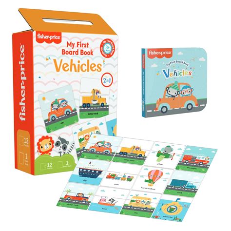 Buy Fisher-Price Fisher Price My First Vehicles Puzzles and Board Book ...