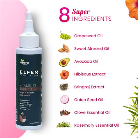 Buy Vitalizing Hair Oil for Hair Growth - 100ML – Elfen