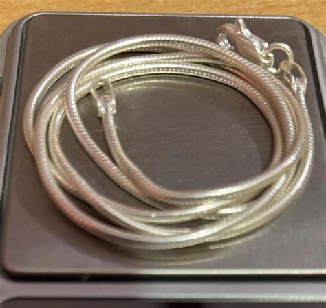 999 Silver Chain, 22 Inch Length Approx and 13-14 Gram Weight Approx - Etsy