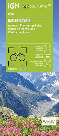 Buy Haute-Savoie - Annecy Thonon-les-Bains Massif Mont-Blanc (D74) (TOP ...