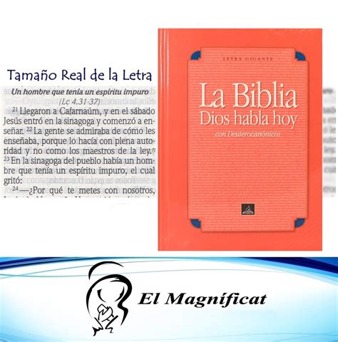 BIBLIA DIOS HABLA HOY LETRA GIGANTE BC