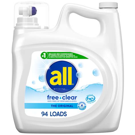 All Liquid Laundry Detergent Free Clear For Sensitive Skin,, 03/28/2023